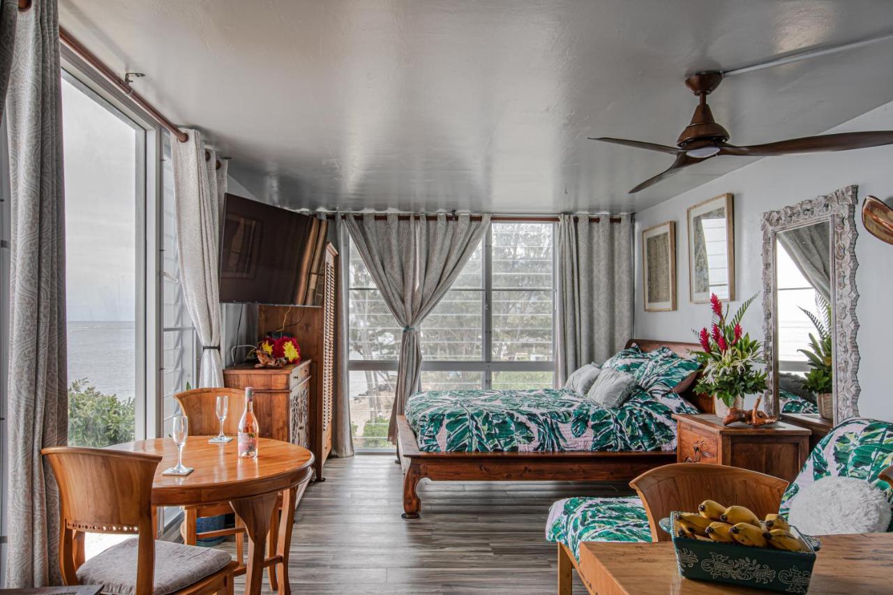 Breezy Beachfront Bali-Style Haven 180 Degree Oceanview Hau'ula Zewnętrze zdjęcie